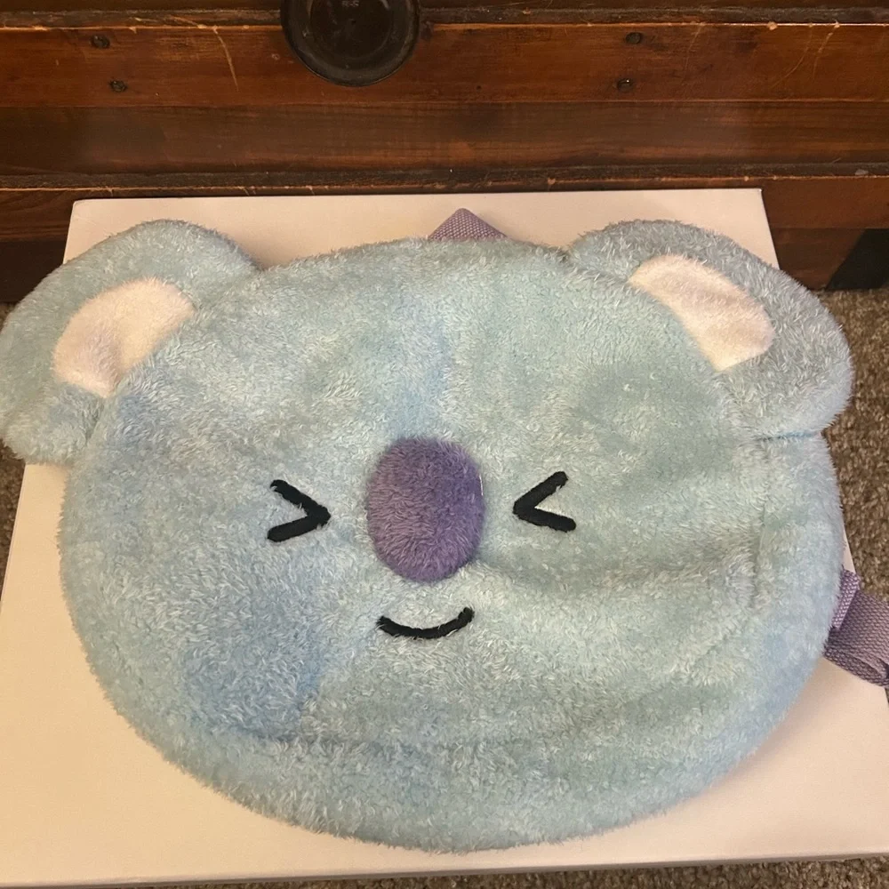 Miniso Koya Blue Koala Plush Backpack - NWT